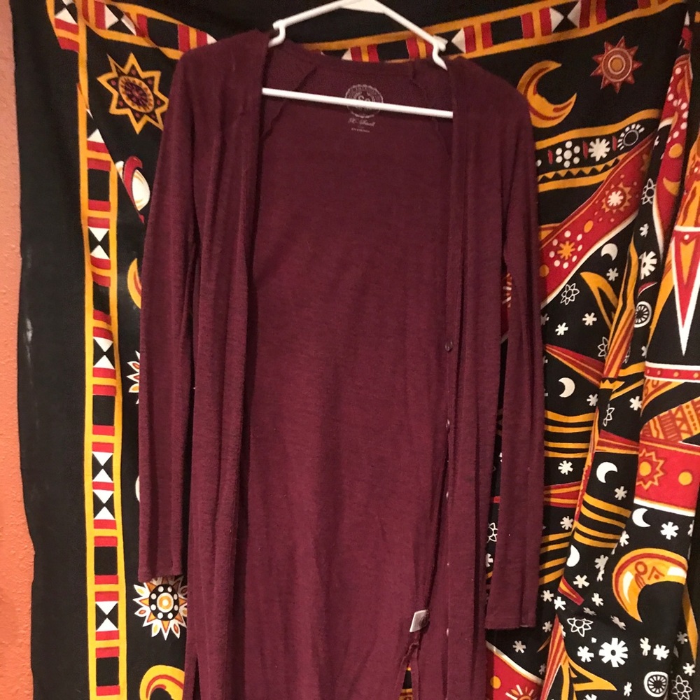 Maroon cardigans (2)
